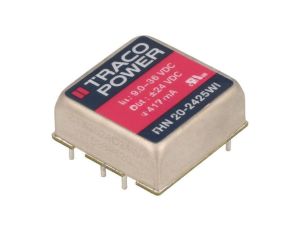 Przetwornica DC/DC, 20W, Uwej: 9...36VDC, Uwyj: 24VDC, Uwyj2: -24VDC THN 20-2425WI