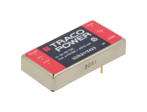 Przetwornica DC/DC, 20W, Uwej: 18...36VDC, Uwyj: 15VDC, Uwyj2: -15VDC TEN 20-2423