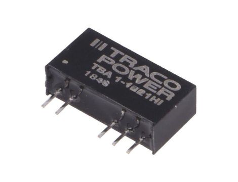 Przetwornica DC/DC, 1W, Uwej: 10,8...13,2VDC, Uwyj: 5VDC, Iwyj: 100mA TBA 1-1221HI