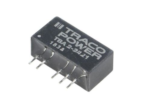 Przetwornica DC/DC, 2W, Uwej: 21,6...26,4VDC, Uwyj: 5VDC, Iwyj: 200mA TBA 2-2421