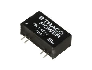 Przetwornica DC/DC, 1W, Uwej: 4,5...5,5VDC, Uwyj: 12VDC, Iwyj: 84mA TRI 1-0512