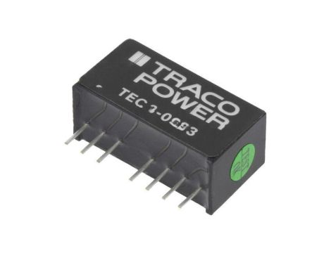 Przetwornica DC/DC, 3W, Uwej: 4,5...13,2VDC, Uwyj: 15VDC, Iwyj: 100mA TEC 3-0923