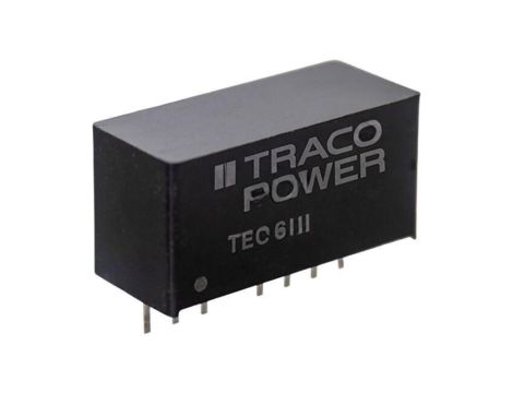 Przetwornica DC/DC, 6W, Uwej: 9...75VDC, Uwyj: 12VDC, Iwyj: 500mA TEC 6-2412UI