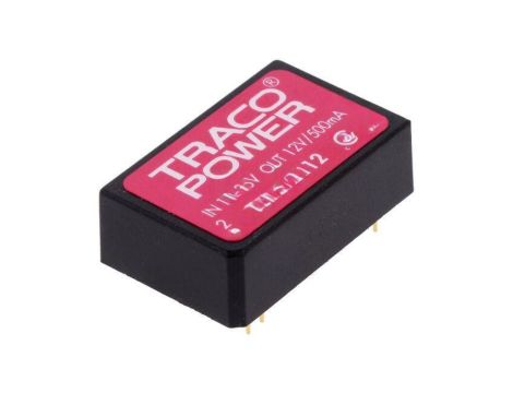 Przetwornica DC/DC, 5W, Uwej: 18...36VDC, Uwyj: 12VDC, Iwyj: 500mA TEL 5-2412