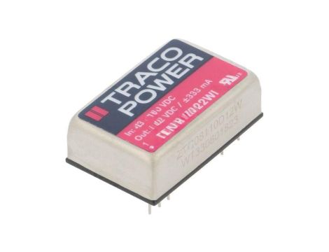 Przetwornica DC/DC, 8W, Uwej: 43...160VDC, Uwyj: 12VDC, Uwyj2: -12VDC TEN 8-7222WI