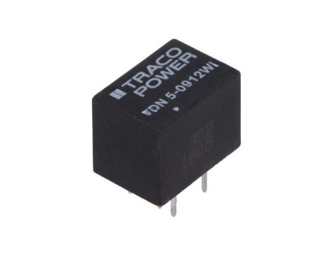 Przetwornica DC/DC, 5W, Uwej: 4,5...13,2VDC, Uwyj: 12VDC, Iwyj: 420mA TDN 5-0912WI