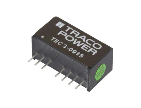 Przetwornica DC/DC, 3W, Uwej: 4,5...13,2VDC, Uwyj: 24VDC, Iwyj: 125mA TEC 3-0915