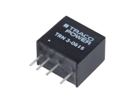 Przetwornica DC/DC, 3W, Uwej: 4,5...13,2VDC, Uwyj: 24VDC, Iwyj: 125mA TRN 3-0515