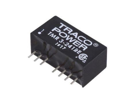 Przetwornica DC/DC, 3W, Uwej: 18...36VDC, Uwyj: 12VDC, Iwyj: 250mA TMR 3-2412E