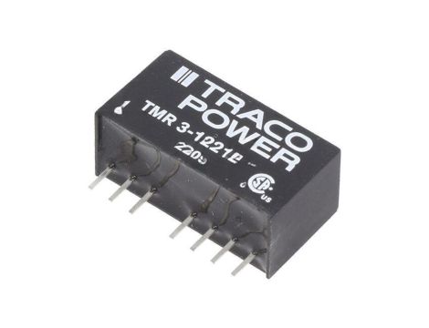 Przetwornica DC/DC, 3W, Uwej: 9...18VDC, Uwyj: 5VDC, Uwyj2: -5VDC TMR 3-1221E