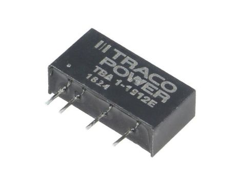 Przetwornica DC/DC, 1W, Uwej: 10,8...13,2VDC, Uwyj: 12VDC, Iwyj: 84mA TBA 1-1212E