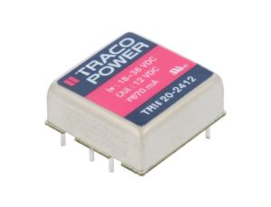 Przetwornica DC/DC, 20W, Uwej: 18...36VDC, Uwyj: 12VDC, Iwyj: 1670mA THN 20-2412