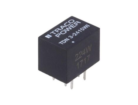 Przetwornica DC/DC, 3W, Uwej: 9...36VDC, Uwyj: 24VDC, Iwyj: 125mA, DIP TDN 3-2415WI