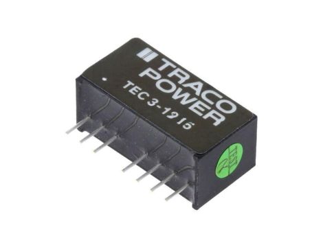 Przetwornica DC/DC, 3W, Uwej: 9...18VDC, Uwyj: 24VDC, Iwyj: 125mA TEC 3-1215