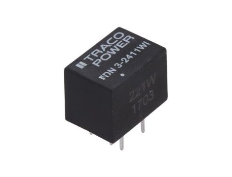 Przetwornica DC/DC, 3W, Uwej: 9...36VDC, Uwyj: 5VDC, Iwyj: 600mA, DIP TDN 3-2411WI