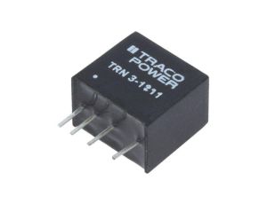 Przetwornica DC/DC, 3W, Uwej: 9...18VDC, Uwyj: 5VDC, Iwyj: 600mA, SIP TRN 3-1211