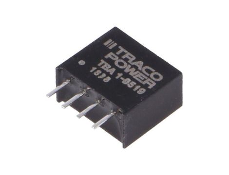 Przetwornica DC/DC, 1W, Uwej: 4,5...5,5VDC, Uwyj: 9VDC, Iwyj: 110mA TBA 1-0519