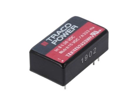 Przetwornica DC/DC, 10W, Uwej: 9...36VDC, Uwyj: 15VDC, Uwyj2: -15VDC TEL 10-2423WI