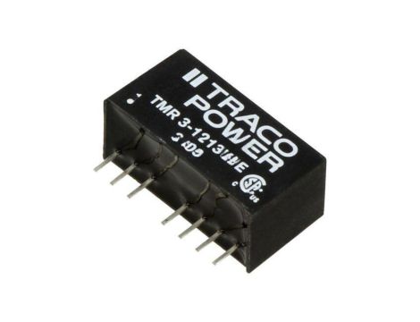 Przetwornica DC/DC, 3W, Uwej: 4,5...18VDC, Uwyj: 15VDC, Iwyj: 200mA TMR 3-1213WIE