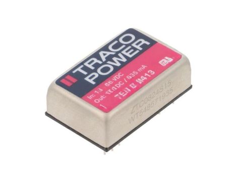 Przetwornica DC/DC, 8W, Uwej: 18...36VDC, Uwyj: 15VDC, Iwyj: 535mA TEN 8-2413