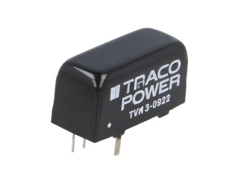 Przetwornica DC/DC, 3W, Uwej: 4,5...13,2VDC, Uwyj: 12VDC, Iwyj: 125mA TVN 3-0922