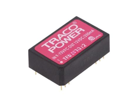 Przetwornica DC/DC, 3W, Uwej: 9...18VDC, Uwyj: 12VDC, Iwyj: 250mA TEL 3-1212