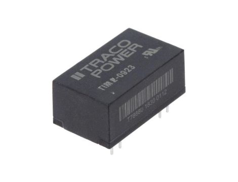 Przetwornica DC/DC, 2W, Uwej: 4,5...12VDC, Uwyj: 15VDC, Uwyj2: -15VDC TIM 2-0923