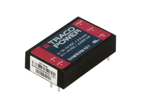 Przetwornica DC/DC, 20W, Uwej: 18...36VDC, Uwyj: 5VDC, Uwyj2: -5VDC THM 20-2421
