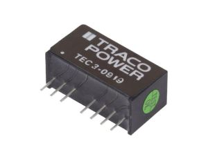 Przetwornica DC/DC, 3W, Uwej: 4,5...13,2VDC, Uwyj: 9VDC, Iwyj: 333mA TEC 3-0919