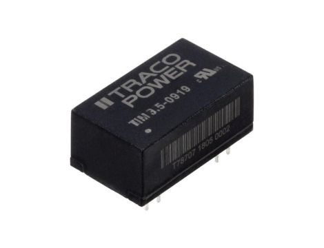 Przetwornica DC/DC, 3,5W, Uwej: 4,5...12VDC, Uwyj: 9VDC, Iwyj: 389mA TIM 3.5-0919