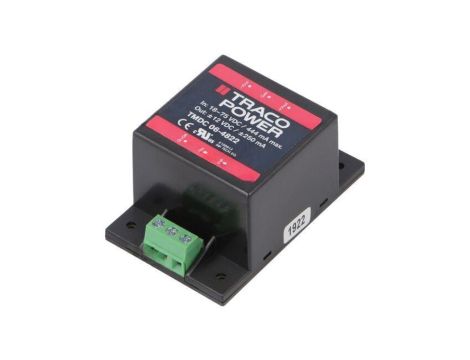 Przetwornica DC/DC, 6W, Uwej: 18...75VDC, Uwyj: 12VDC, Uwyj2: -12VDC TMDC 06-4822