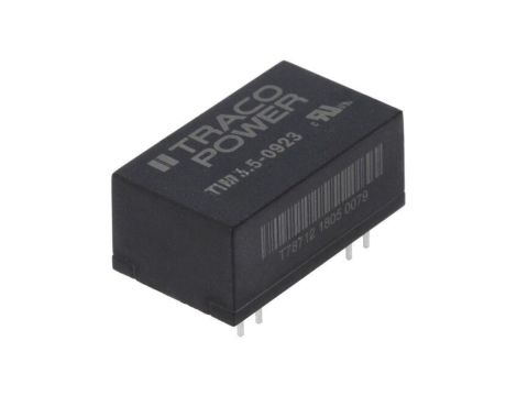 Przetwornica DC/DC, 3,5W, Uwej: 4,5...12VDC, Uwyj: 15VDC, Iwyj: 117mA TIM 3.5-0923