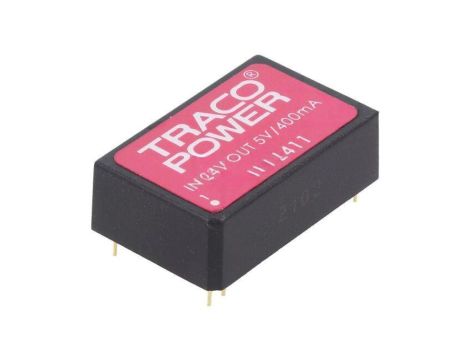Przetwornica DC/DC, 2W, Uwej: 21,6...26,4VDC, Uwyj: 5VDC, Iwyj: 400mA THI 2411