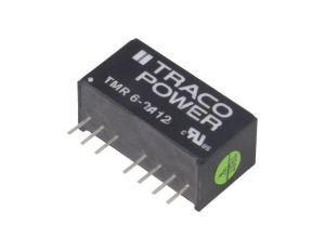 Przetwornica DC/DC, 6W, Uwej: 18...36VDC, Uwyj: 12VDC, Iwyj: 500mA TMR 6-2412