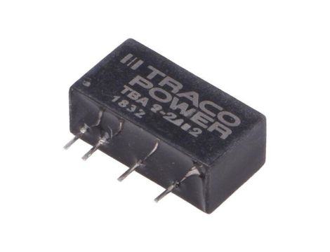 Przetwornica DC/DC, 2W, Uwej: 21,6...26,4VDC, Uwyj: 12VDC, SIP7, THT TBA 2-2412