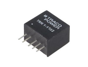 Przetwornica DC/DC, 1W, Uwej: 9...18VDC, Uwyj: 12VDC, Uwyj2: -12VDC TRN 1-1222