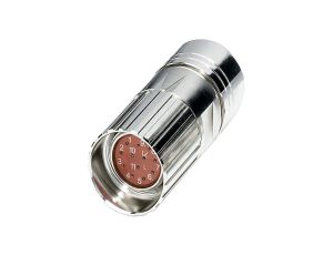 Złącze M23 wtyk prosty PIN: 17 ekranowany 1607340