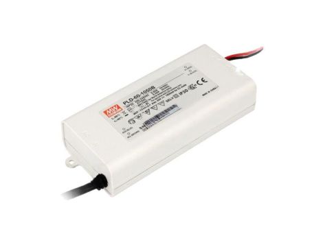Zasilacz impulsowy DC, 59,85W, napięcie wyjściowe: 34...57 VDC, prąd wyjściowy: 1050 mA PLD-60-1050B