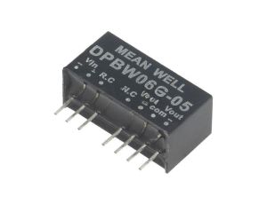Przetwornica DC/DC, 6W, Uwej: 18...75 VDC, Uwyj: 5 VDC DPBW06G-05