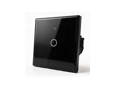 Qoltec Inteligentny dotykowy 1-kanałowy włącznik wyłącznik światła Wi-Fi Timer Tuya Smart life Hartowane szkło...