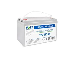 Akumulator żelowy GEL do instalacji PV oraz UPS 12V 110Ah bezobsługowy (śruba M8) VOLT VPRO Premium