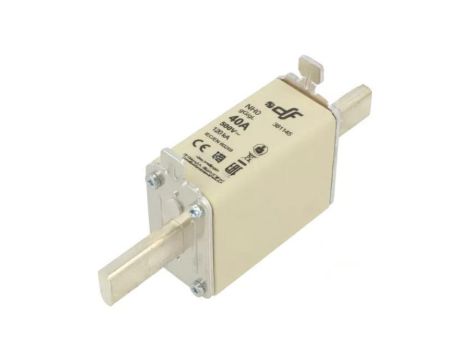 Bezpiecznik: topikowy 40A 500VAC 250VDC gG ceramiczny NH0 381145