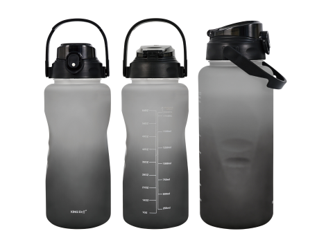KINGHOFF BUTELKA NA WODĘ 2L ZE SŁOMKĄ  BPA-FREE SZCZELNA - 4