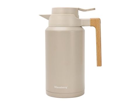KLAUSBERG TERMOS KONFERENCYJNY 2,5L BEŻOWY STAL 304, BPA-FREE