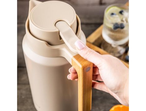 KLAUSBERG TERMOS KONFERENCYJNY 2,5L BEŻOWY STAL 304, BPA-FREE - 2