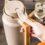 KLAUSBERG TERMOS KONFERENCYJNY 2,5L BEŻOWY STAL 304, BPA-FREE - 3