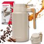 KLAUSBERG TERMOS KONFERENCYJNY 2,5L BEŻOWY STAL 304, BPA-FREE - 4