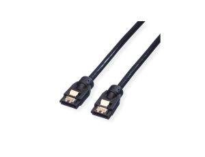 ROLINE Wewnętrzny kabel SATA 6.0 Gbit/s z zatrzaskiem, 1 m