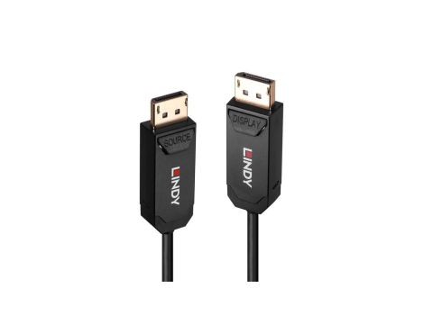 40-metrowy światłowodowy hybrydowy kabel DisplayPort 2.0 UHBR10