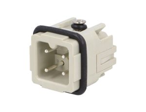 Złącze HDC męskie PIN:4 0,23kV 10A DA-003-M